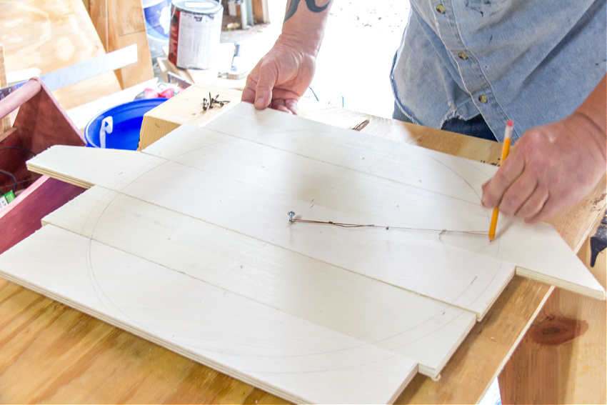 how to make a wood circle from wood scraps