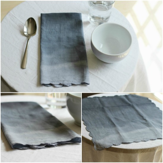 ombre napkin