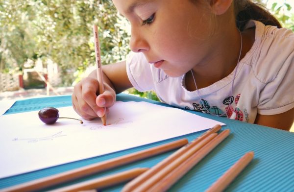 Kids Craft How to Draw With Fruits And Vegetables