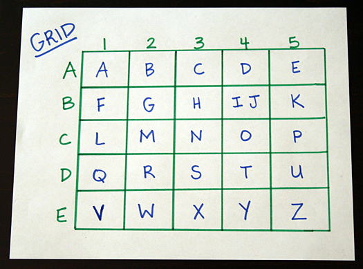 geheime Codes #3: Grid