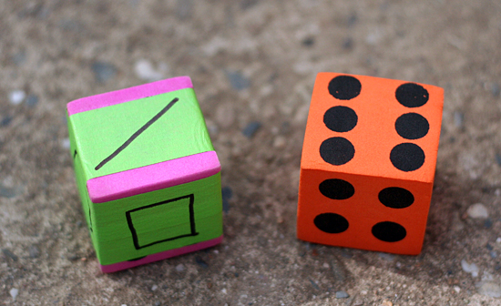 Silly Shape Dice Drawing Game | Make and Takes