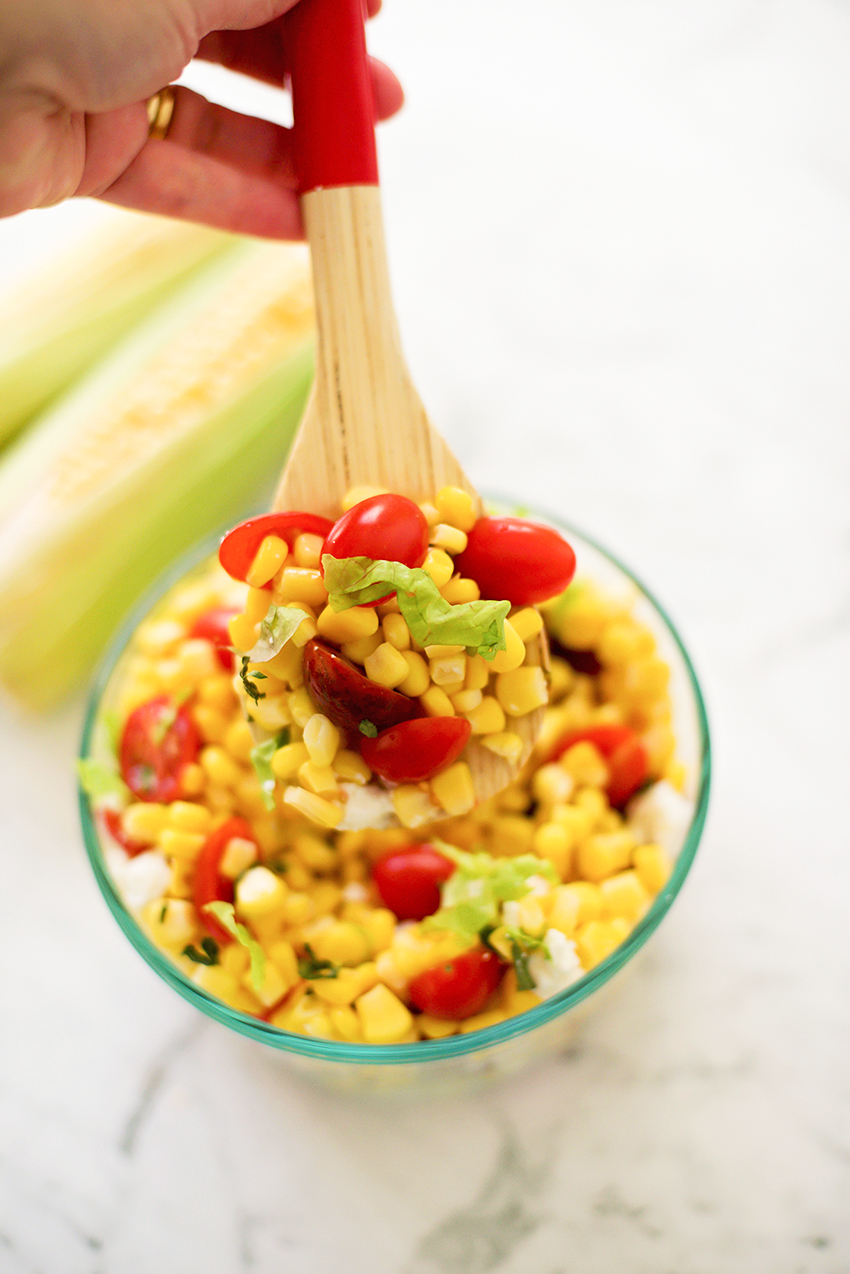 easy summer corn salad recipe