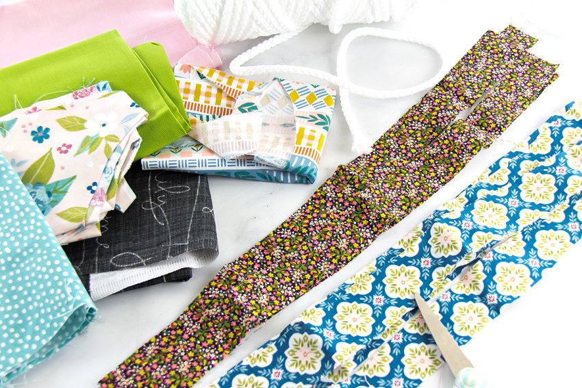  Cotton Fabric Scraps,Fabric Strips, Fabric Pieces, Remnants,  Scrap Bag : Arts, Crafts & Sewing