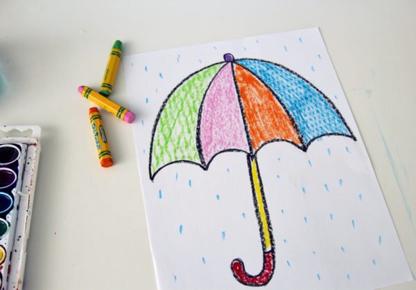 Umbrellas Stock Illustration - Download Image Now - Doodle, Umbrella,  Autumn - iStock