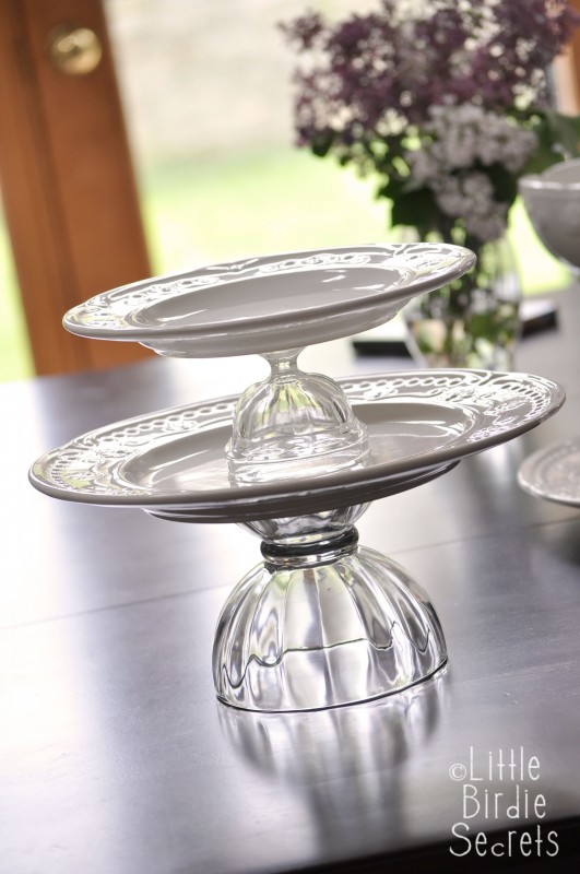 How To Make a Temporary Tiered Serving Plate Make and Takes