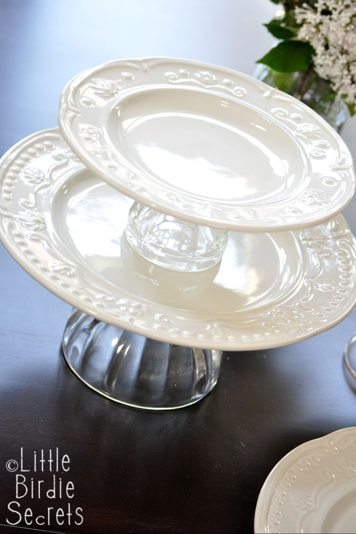 How To Make a Temporary Tiered Serving Plate Make and Takes