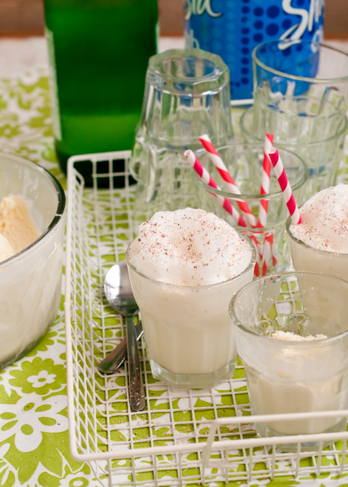 Floats In Fancy Cups